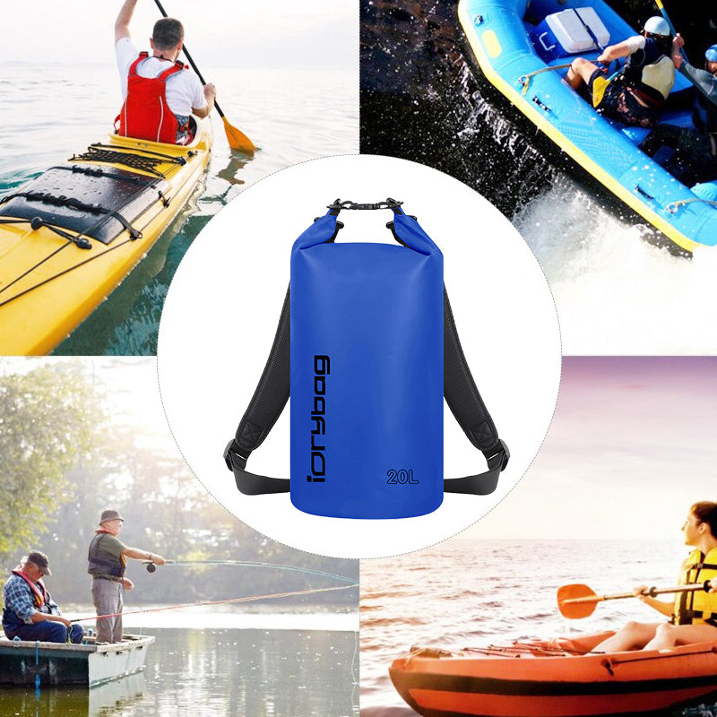IDRYBAG Dry Bags for Kayaking Waterproof 2L/5L/10L/15L/20L, Small Dry Bag Waterproof Floating, Dry Sack Waterproof Bag for Paddleboarding Travel