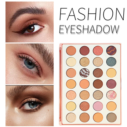 28Pc Eyeshadow Palette | Richly Pigmented Shadows, Luxuriously Silky-Smooth & Effortless Blending | NY-Inspired Edgy Chic for City-Lady Glam | Versatile Daily & Night Eye Looks