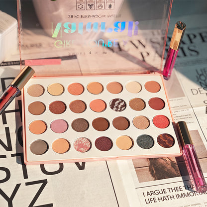 28Pc Eyeshadow Palette | Richly Pigmented Shadows, Luxuriously Silky-Smooth & Effortless Blending | NY-Inspired Edgy Chic for City-Lady Glam | Versatile Daily & Night Eye Looks